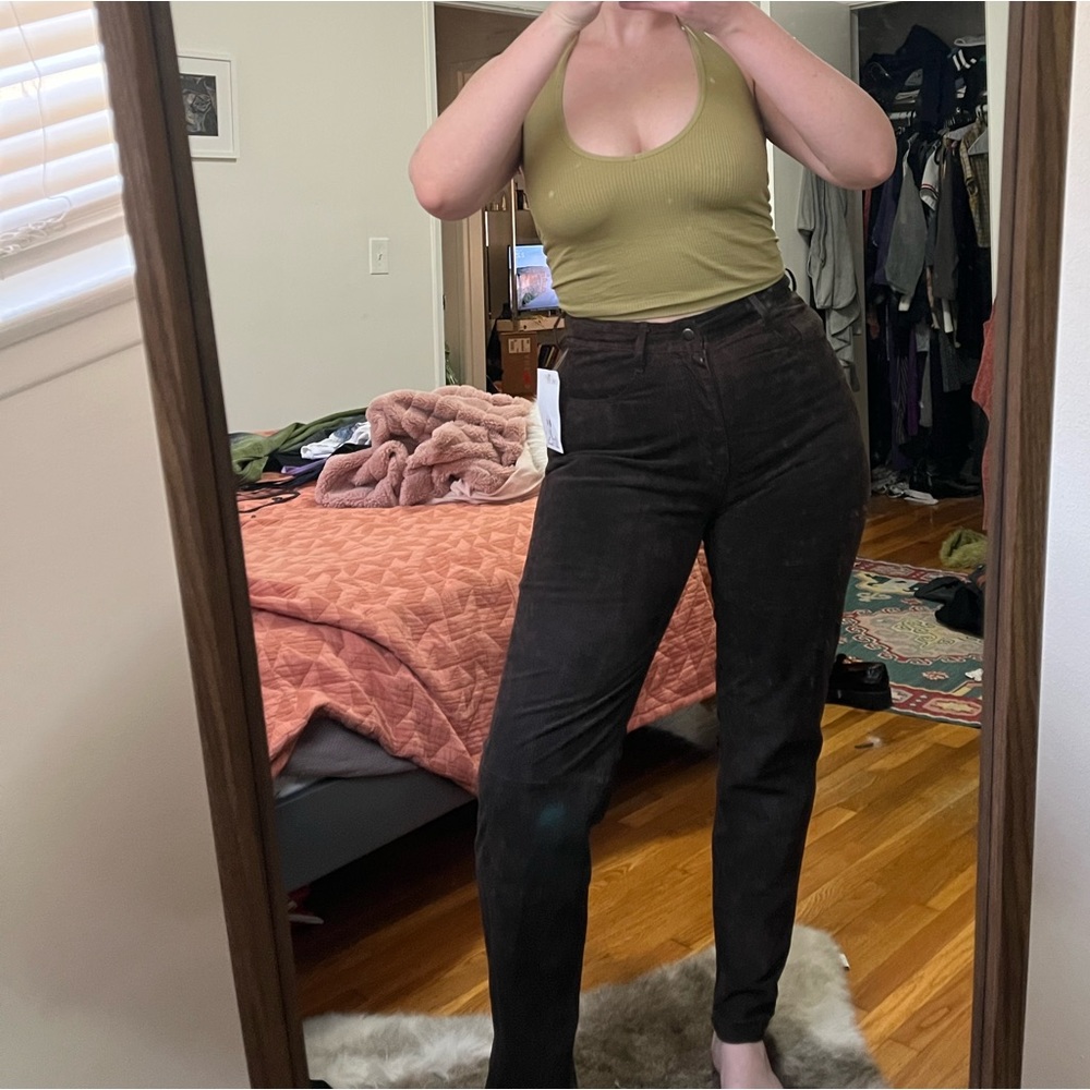 Vintage Chocolate Suede Pants(J. Percy for Marvin richards)